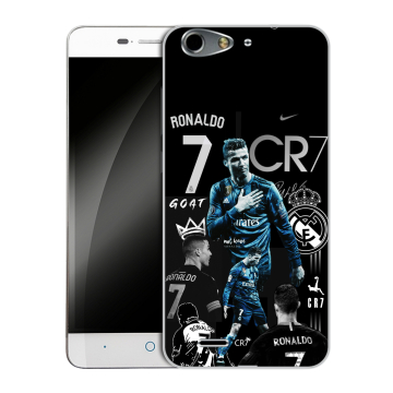Силиконовый чехол на ZTE Blade L4 с принтом Реал Роналдо