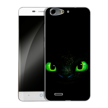 Силиконовый чехол на ZTE Blade L4 с принтом Как приручить дракона