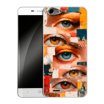 Силиконовый чехол на ZTE Blade L4 с принтом Модный принт