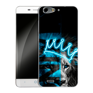 Силиконовый чехол на ZTE Blade L4 с принтом Король лев
