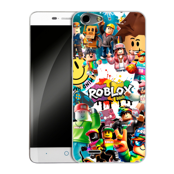 Силиконовый чехол на ZTE Blade L4 с принтом Roblox Роблокс Силиконовый чехол на ZTE Blade L4 с принтом Roblox Роблокс