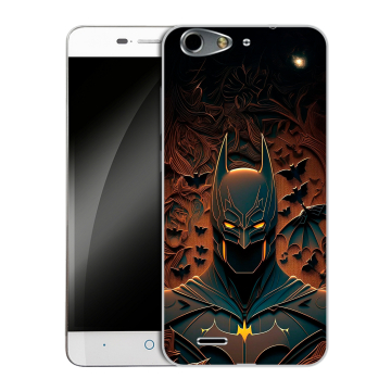 Силиконовый чехол на ZTE Blade L4 с принтом Batman Бэтмен