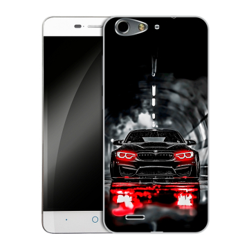 Силиконовый чехол на ZTE Blade L4 с принтом BMW БМВ Силиконовый чехол на ZTE Blade L4 с принтом BMW БМВ