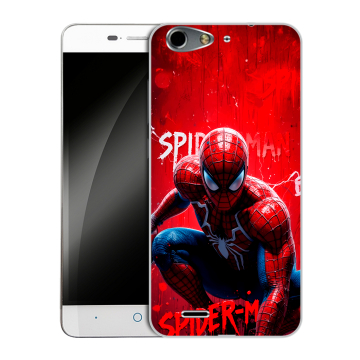 Силиконовый чехол на ZTE Blade L4 с принтом Spiderman Человек паук Силиконовый чехол на ZTE Blade L4 с принтом Spiderman Человек паук