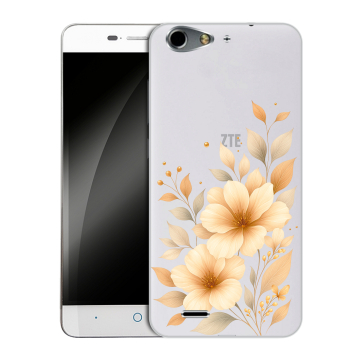 Силиконовый чехол на ZTE Blade L4 с принтом для девушки