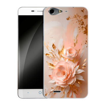 Силиконовый чехол на ZTE Blade L4 с принтом женский