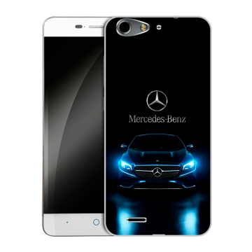 Силиконовый чехол на ZTE Blade L4 с принтом Mercedes Мерседес