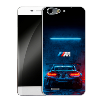Силиконовый чехол на ZTE Blade L4 с принтом BMW БМВ