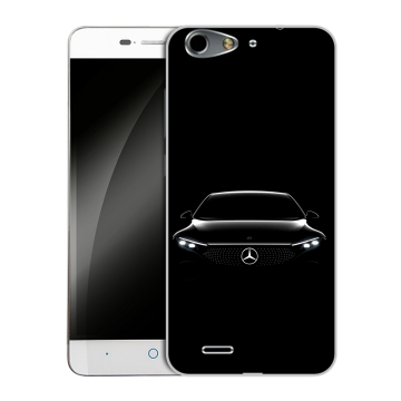 Силиконовый чехол на ZTE Blade L4 с принтом Mercedes Мерседес