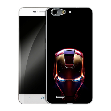 Силиконовый чехол на ZTE Blade L4 с принтом IronMan Железный человек
