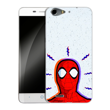 Силиконовый чехол на ZTE Blade L4 с принтом Spiderman Человек паук