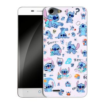 Силиконовый чехол на ZTE Blade L4 с принтом Лило и Стич