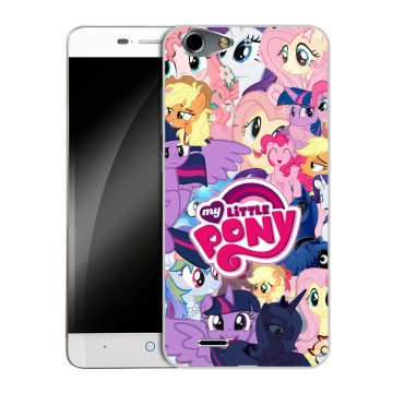 Силиконовый чехол на ZTE Blade L4 с принтом My little pony Дружба чудо