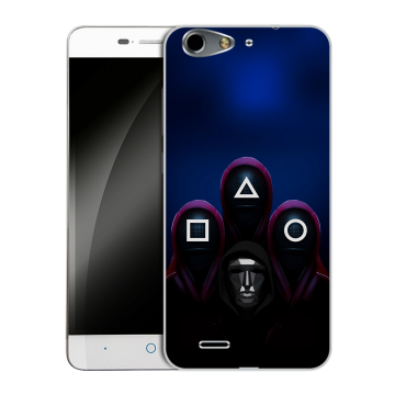 Силиконовый чехол на ZTE Blade L4 с принтом Игра Кальмара
