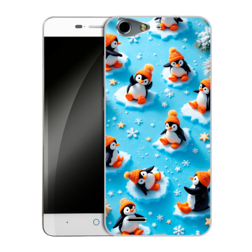 Силиконовый чехол на ZTE Blade L4 с принтом Новый год