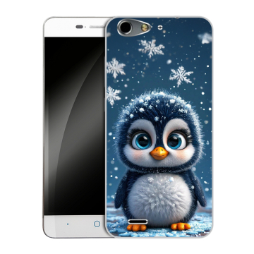 Силиконовый чехол на ZTE Blade L4 с принтом Новый год