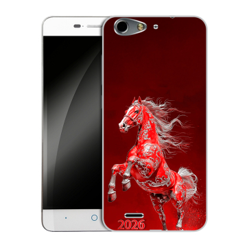Силиконовый чехол на ZTE Blade L4 с принтом Новый год