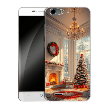 Силиконовый чехол на ZTE Blade L4 с принтом Новый год