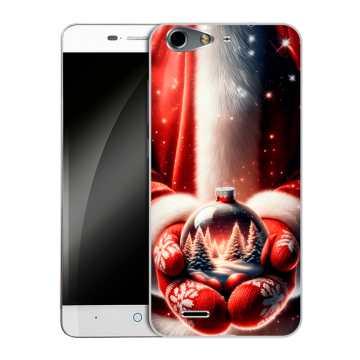 Силиконовый чехол на ZTE Blade L4 с принтом Новый год