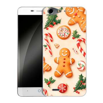 Силиконовый чехол на ZTE Blade L4 с принтом Новый год