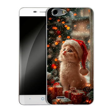 Силиконовый чехол на ZTE Blade L4 с принтом Новый год