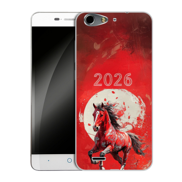 Силиконовый чехол на ZTE Blade L4 с принтом Новый год