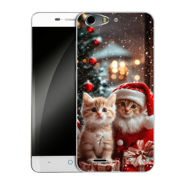 Силиконовый чехол на ZTE Blade L4 с принтом Новый год