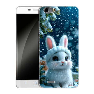 Силиконовый чехол на ZTE Blade L4 с принтом Новый год