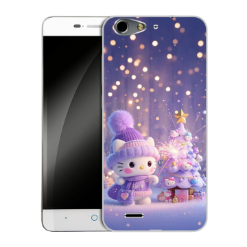 Силиконовый чехол на ZTE Blade L4 с принтом Новый год