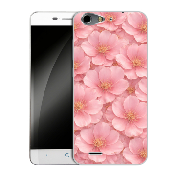Силиконовый чехол на ZTE Blade L4 с принтом женский