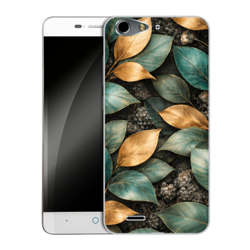 Силиконовый чехол на ZTE Blade L4 с принтом женский