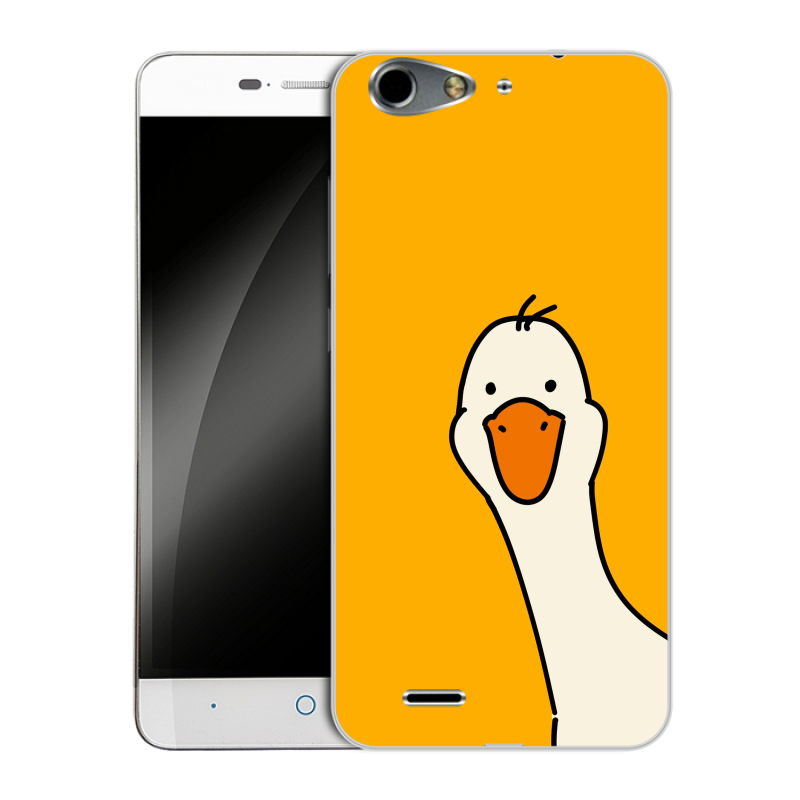 Силиконовый чехол на ZTE Blade L4 с принтом Утка Силиконовый чехол на ZTE Blade L4 с принтом Утка