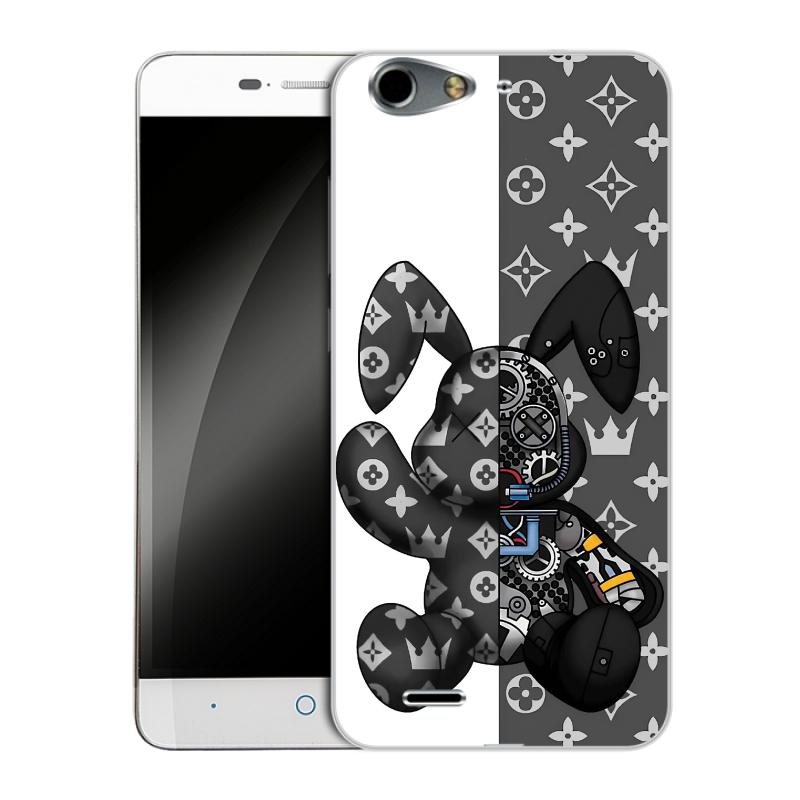 Силиконовый чехол на ZTE Blade L4 с принтом Луи робот Силиконовый чехол на ZTE Blade L4 с принтом Луи робот
