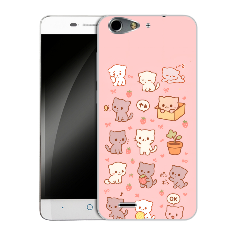 Силиконовый чехол на ZTE Blade L4 с принтом Hello Kitty Хелоу Кити Силиконовый чехол на ZTE Blade L4 с принтом Hello Kitty Хелоу Кити