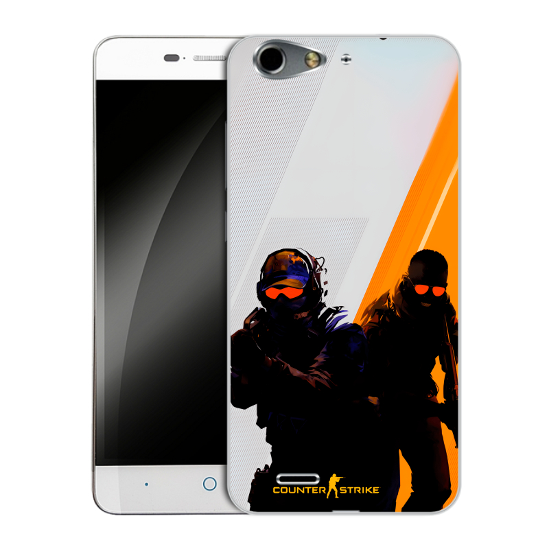 Силиконовый чехол на ZTE Blade L4 с принтом Контер страйк Counter strike Силиконовый чехол на ZTE Blade L4 с принтом Контер страйк Counter strike