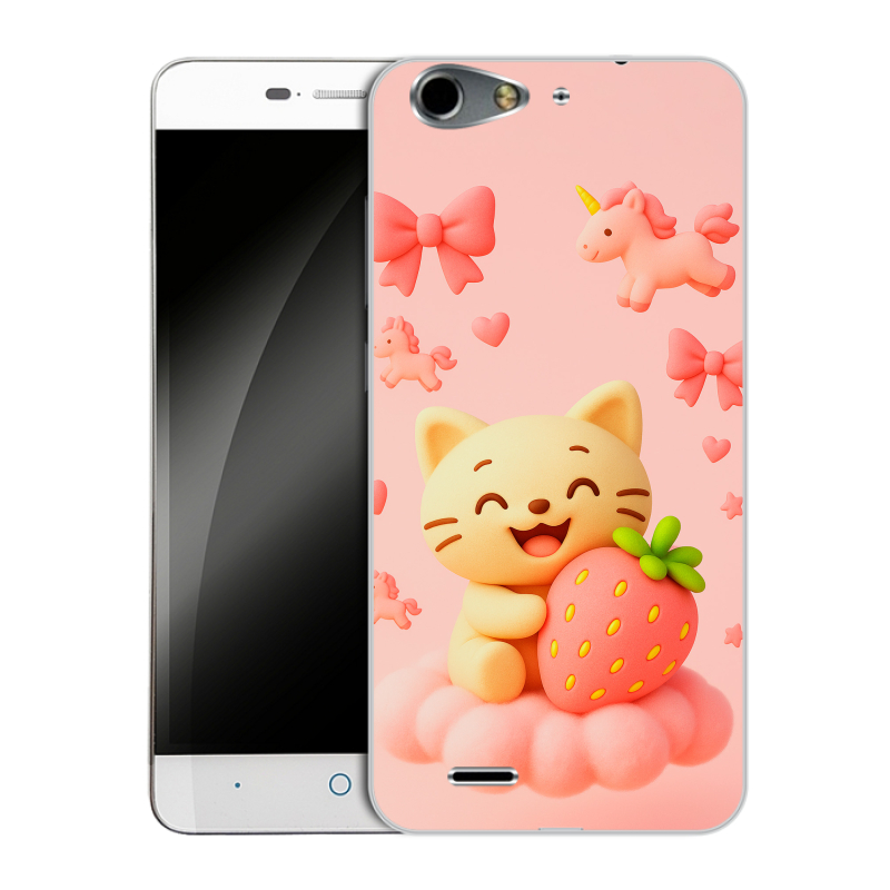 Силиконовый чехол на ZTE Blade L4 с принтом для девочек Силиконовый чехол на ZTE Blade L4 с принтом для девочек