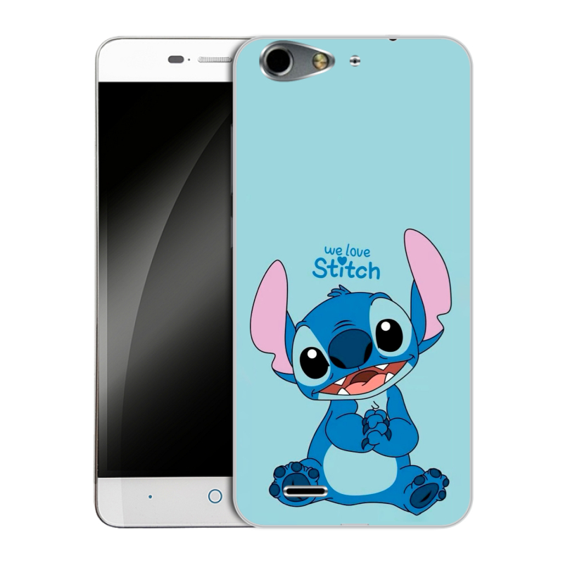 Силиконовый чехол на ZTE Blade L4 с принтом Лило и Стич Силиконовый чехол на ZTE Blade L4 с принтом Лило и Стич