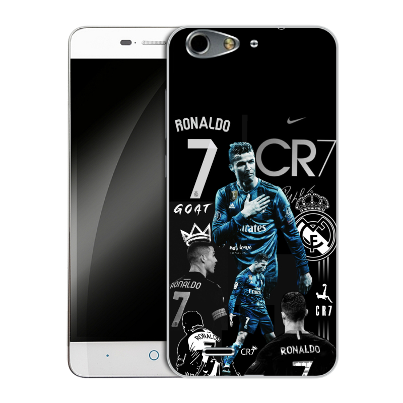 Силиконовый чехол на ZTE Blade L4 с принтом Реал Роналдо Силиконовый чехол на ZTE Blade L4 с принтом Реал Роналдо