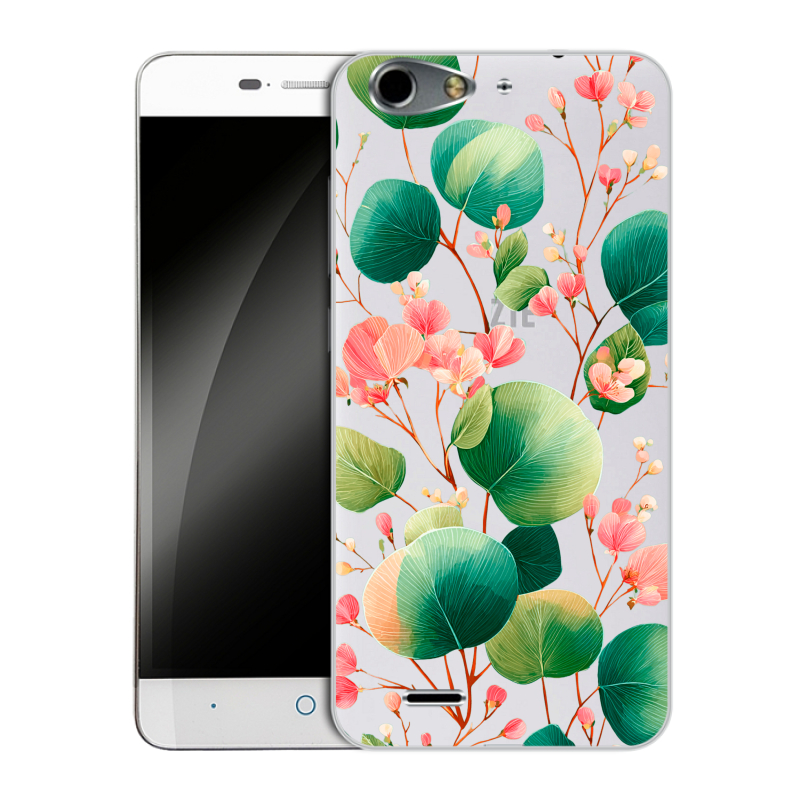Силиконовый чехол на ZTE Blade L4 с принтом женский Силиконовый чехол на ZTE Blade L4 с принтом женский