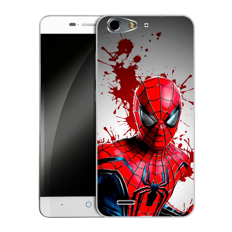 Силиконовый чехол на ZTE Blade L4 с принтом Spiderman Человек паук Силиконовый чехол на ZTE Blade L4 с принтом Spiderman Человек паук