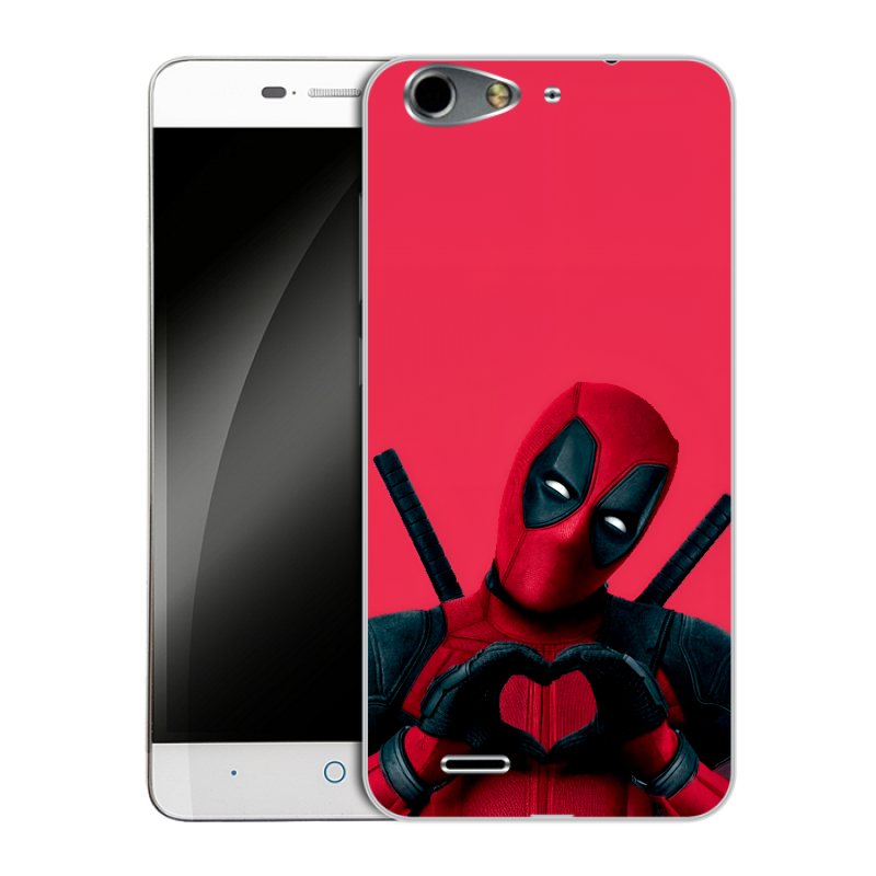 Силиконовый чехол на ZTE Blade L4 с принтом Дедпул Deadpool Силиконовый чехол на ZTE Blade L4 с принтом Дедпул Deadpool