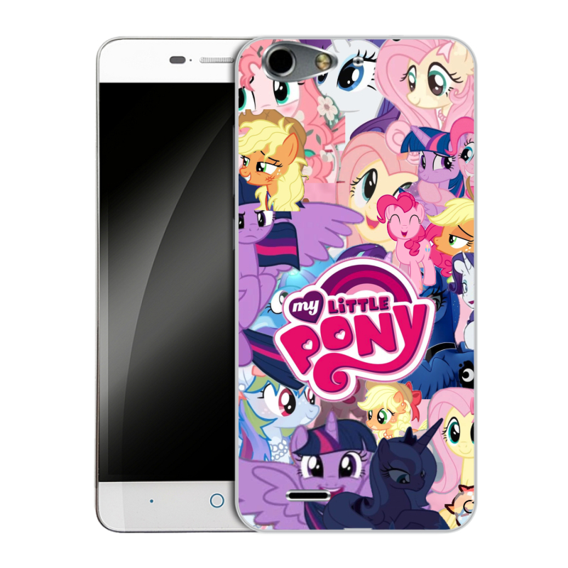 Силиконовый чехол на ZTE Blade L4 с принтом My little pony Дружба чудо Силиконовый чехол на ZTE Blade L4 с принтом My little pony Дружба чудо