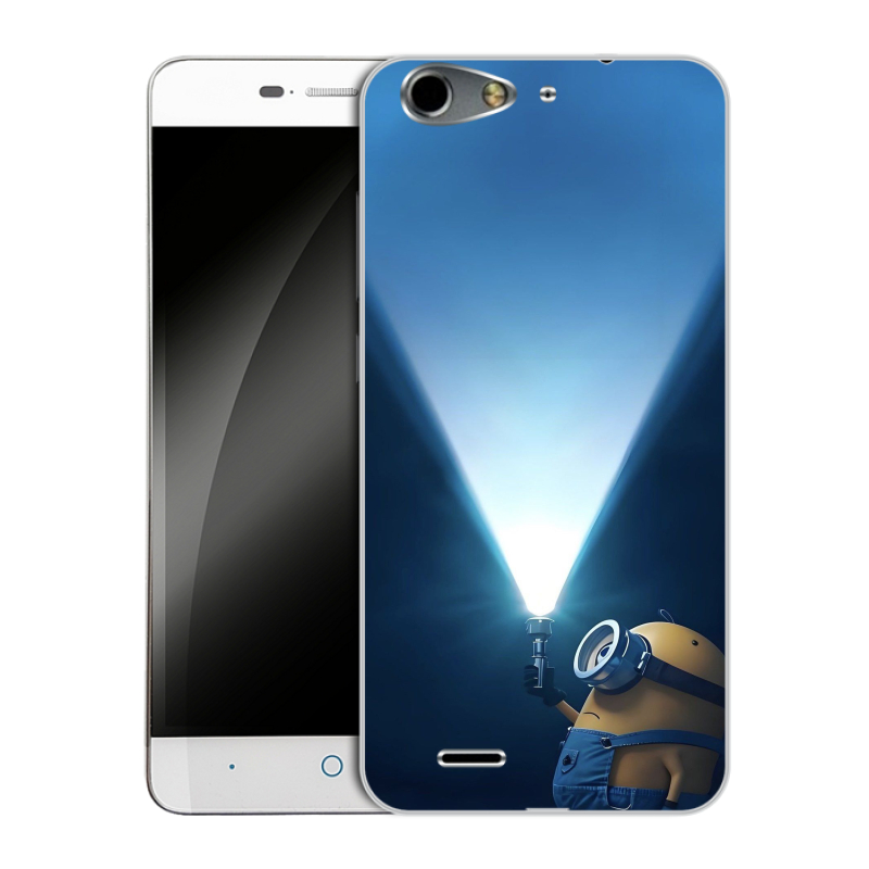 Силиконовый чехол на ZTE Blade L4 с принтом Миньоны Силиконовый чехол на ZTE Blade L4 с принтом Миньоны