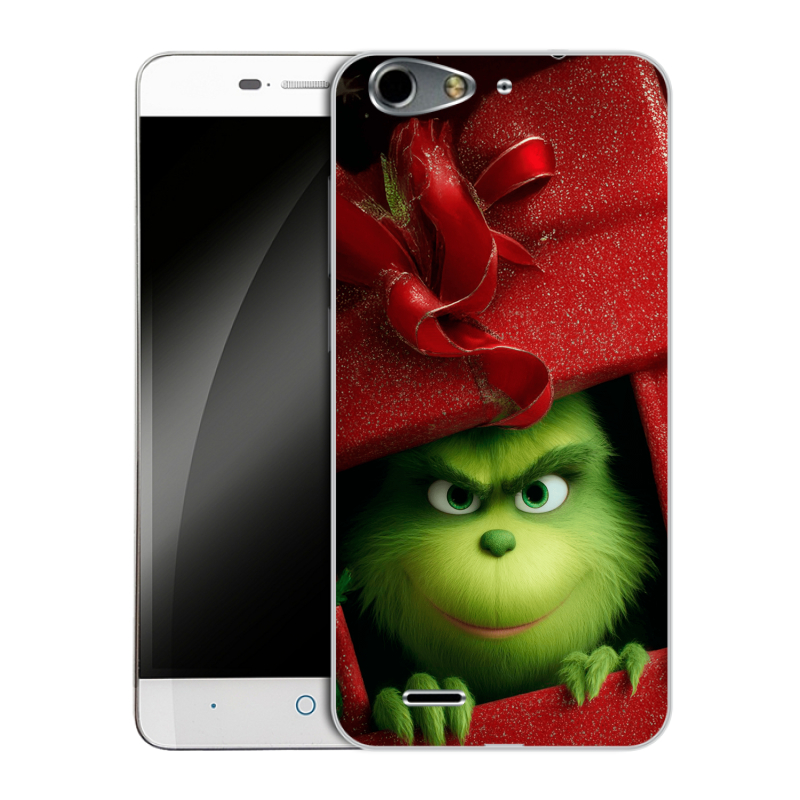 Силиконовый чехол на ZTE Blade L4 с принтом Новый год Силиконовый чехол на ZTE Blade L4 с принтом Новый год