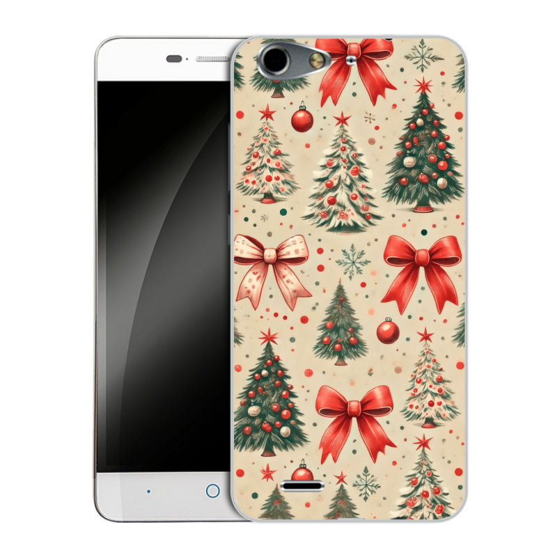 Силиконовый чехол на ZTE Blade L4 с принтом Новый год Силиконовый чехол на ZTE Blade L4 с принтом Новый год