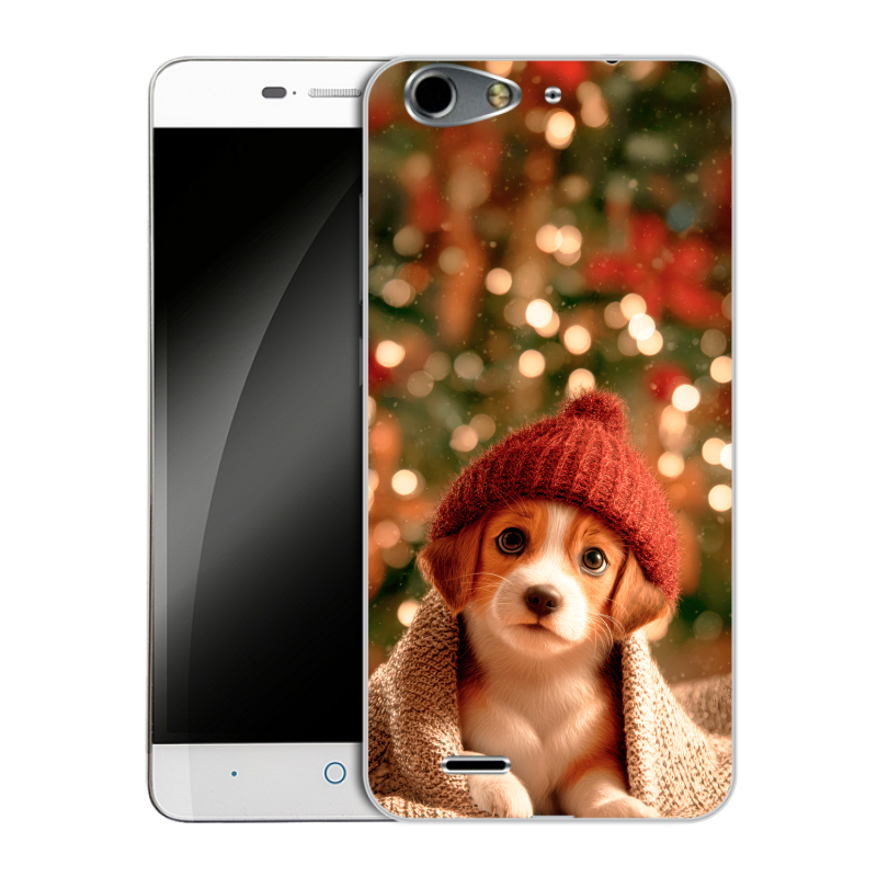 Силиконовый чехол на ZTE Blade L4 с принтом Новый год Силиконовый чехол на ZTE Blade L4 с принтом Новый год