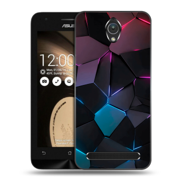 Пластиковый чехол на ASUS ZenFone Go 4.5 с принтом Геометрия неона Пластиковый чехол на ASUS ZenFone Go 4.5 с принтом Геометрия неона