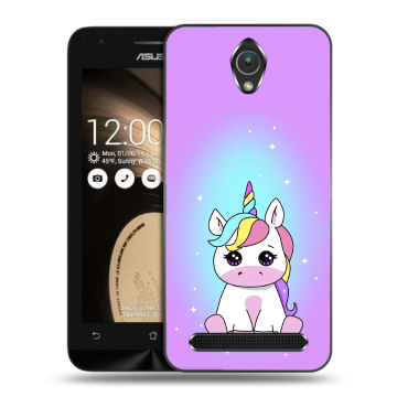Пластиковый чехол на ASUS ZenFone Go 4.5 с принтом Единорог Пластиковый чехол на ASUS ZenFone Go 4.5 с принтом Единорог