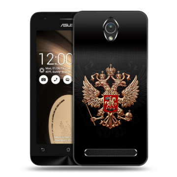 Пластиковый чехол на ASUS ZenFone Go 4.5 с принтом Герб России