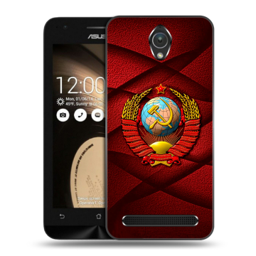 Пластиковый чехол на ASUS ZenFone Go 4.5 с принтом Герб СССР